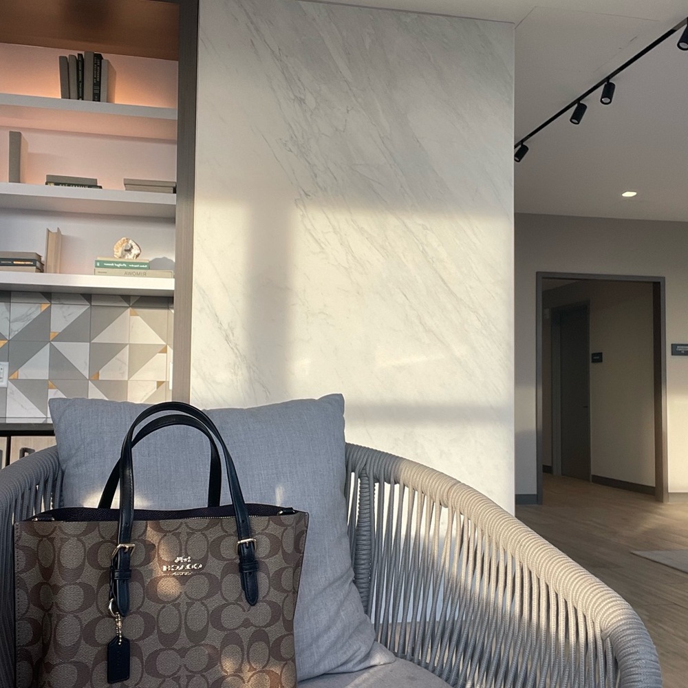 Brand new Authentic - Coach Purse. Mollie Tote 25- Worn ONCE